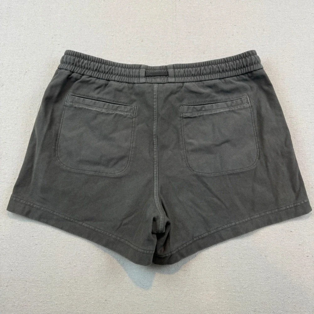 Athleta Charcoal Gray Drawstring Athletic Shorts